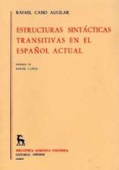 Estructuras sintácticas transitivas en el español actual