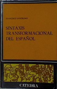 Sintaxis transformacional del español