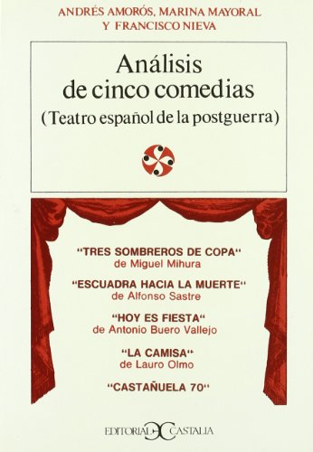 Análisis de cinco comedias: teatro español de la postguerra