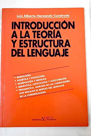 Introducción a la teoria y estructura del lenguaje
