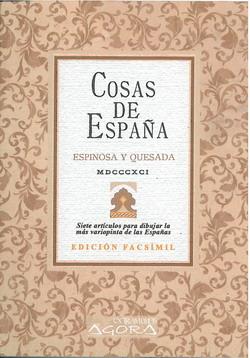 COSAS DE ESPAÑA. (FACSIMIL)